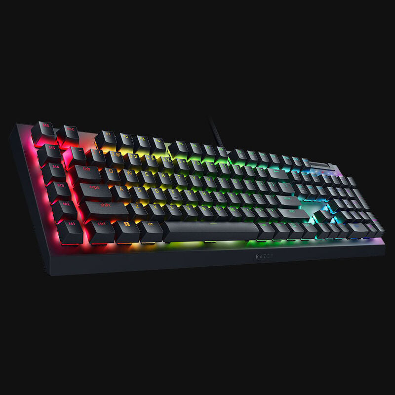 Razer BlackWidow V4 X gamingtastatur Green Switch bakside