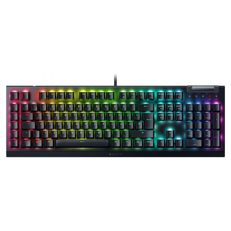 Razer BlackWidow V4 X gamingtastatur Green Switch forfra