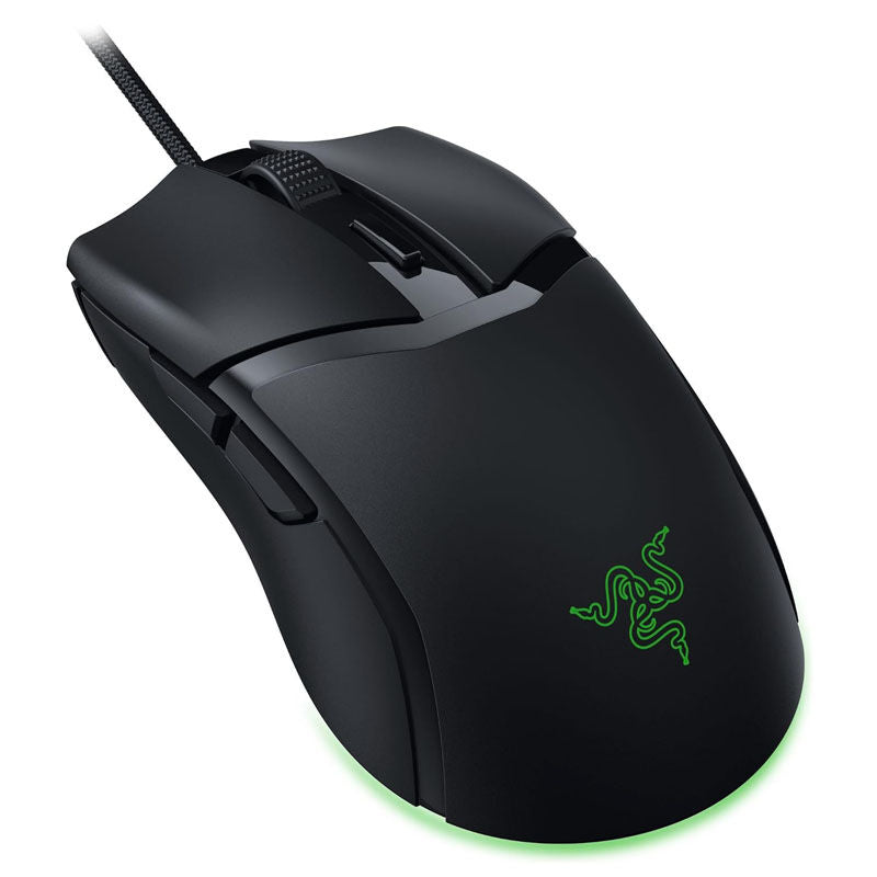 Razer Cobra kablet gamingmus bakside i svart