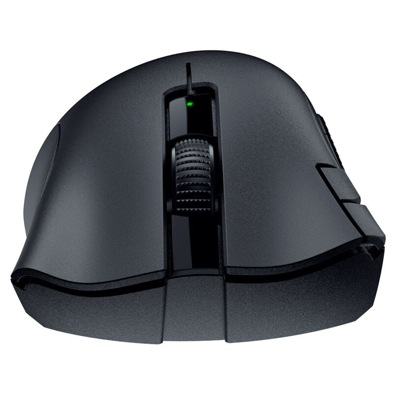 Montert Razer DeathAdder V2 X HyperSpeed gamingmus på musematte