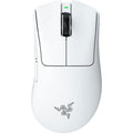 Razer DeathAdder V4 Pro trådløs gamingmus hvit forfra