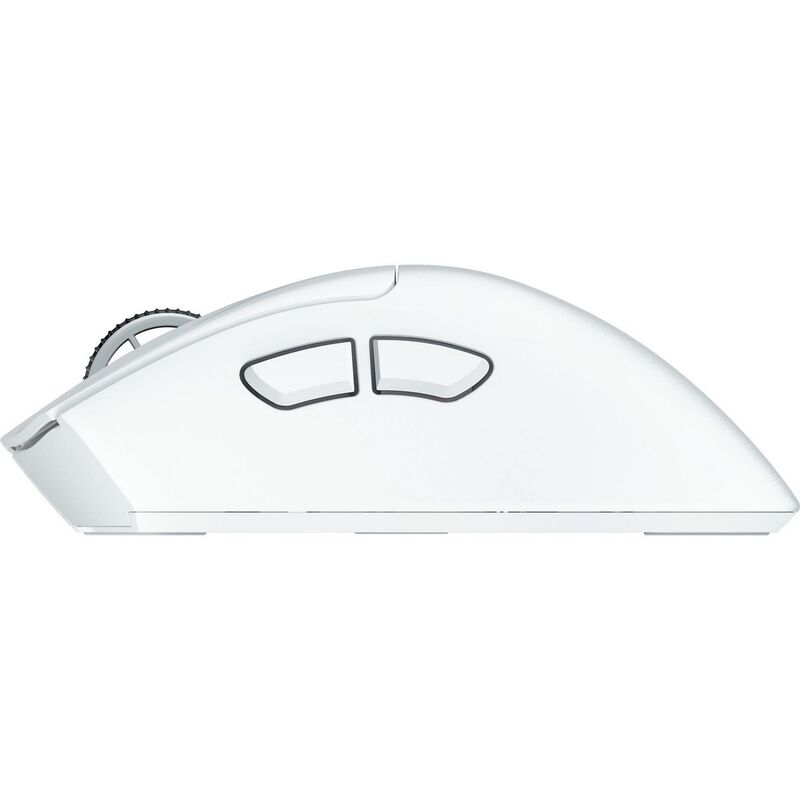 Razer DeathAdder V4 Pro trådløs gamingmus hvit knappepanel