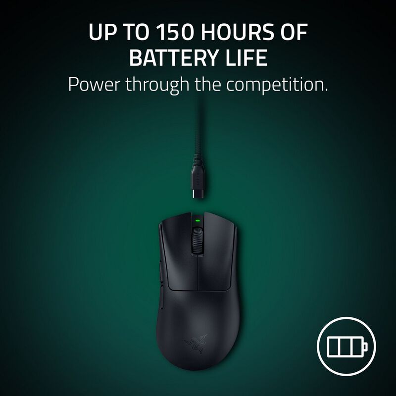 Razer DeathAdder V4 Pro trådløs gamingmus profilbilde