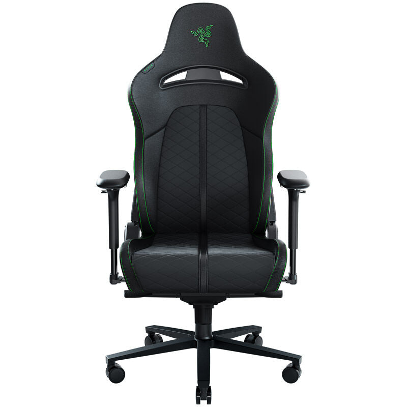 Razer Enki gamingstol svart grønn bakside