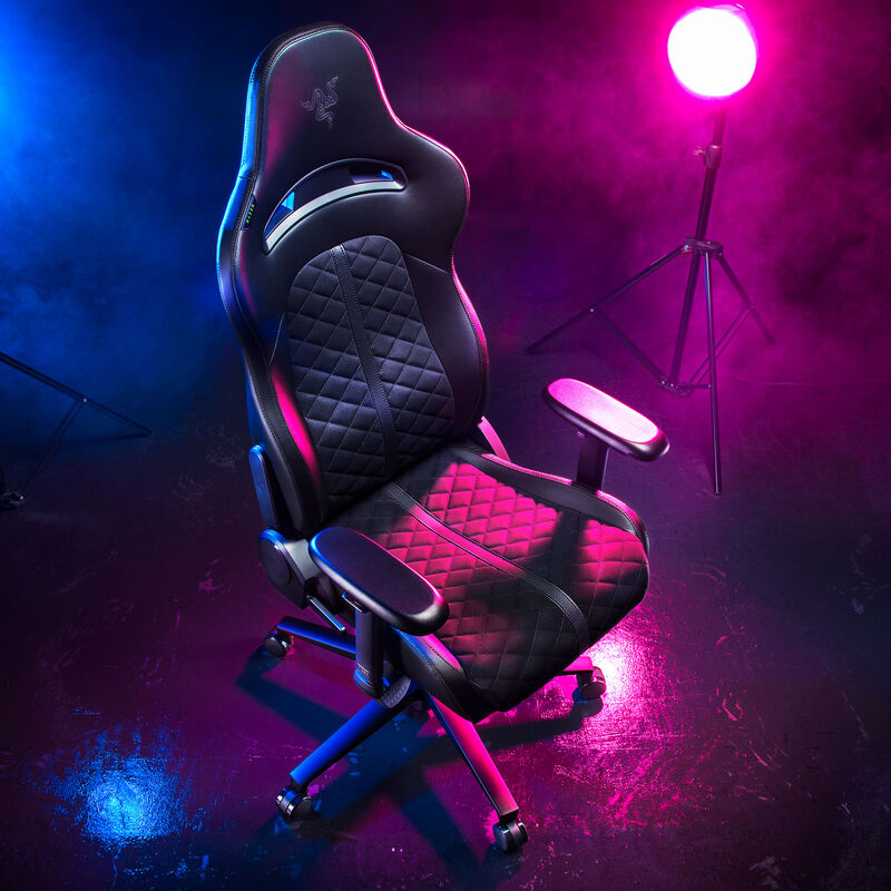 Razer Enki gamingstol svart hjul