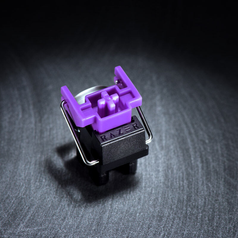 Razer Huntsman Mini 60 % gamingtastatur Clicky Purple Optical svart pakket i eske