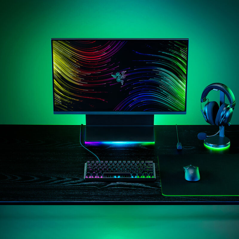 Nærbilde av tastaturknapper på Razer Huntsman V3 Pro Mini