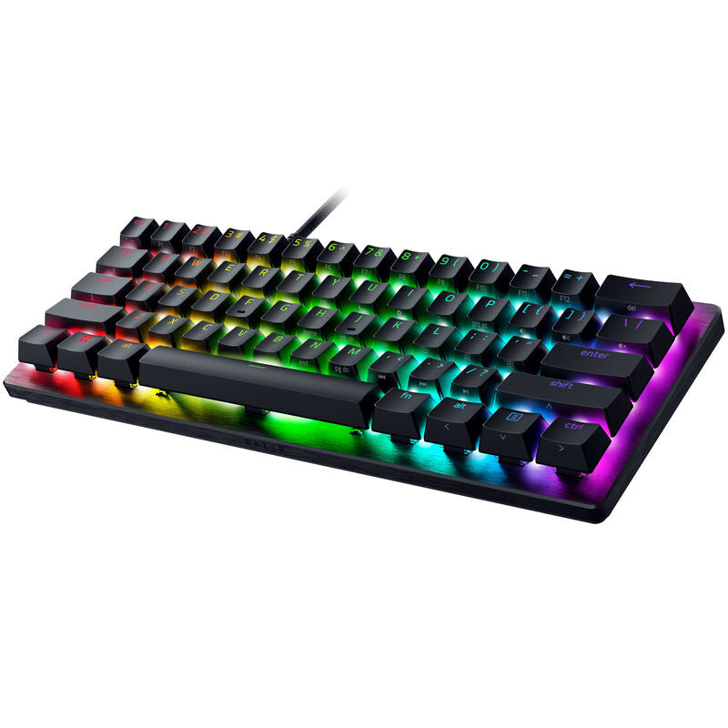 Razer Huntsman V3 Pro Mini tastatur montert på skrivebord