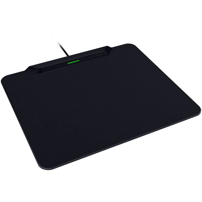 Bakside av Razer HyperFlux V2 trådløs lading musematte hard overflate