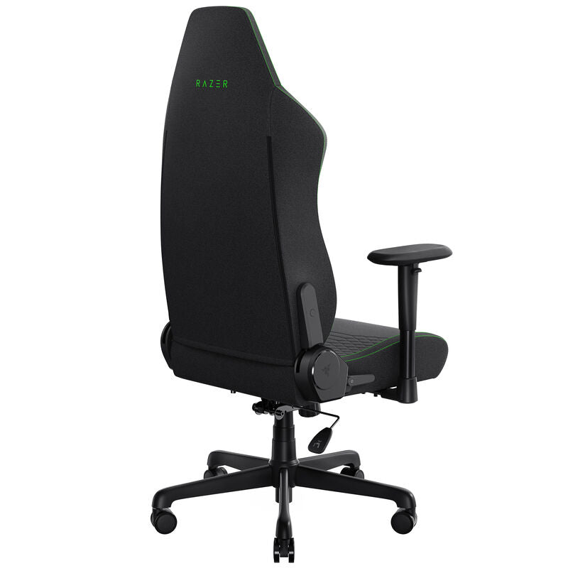 Montert Razer Iskur V2 X gamingstol integrert korsryggstøtte stoff svart i spillrom