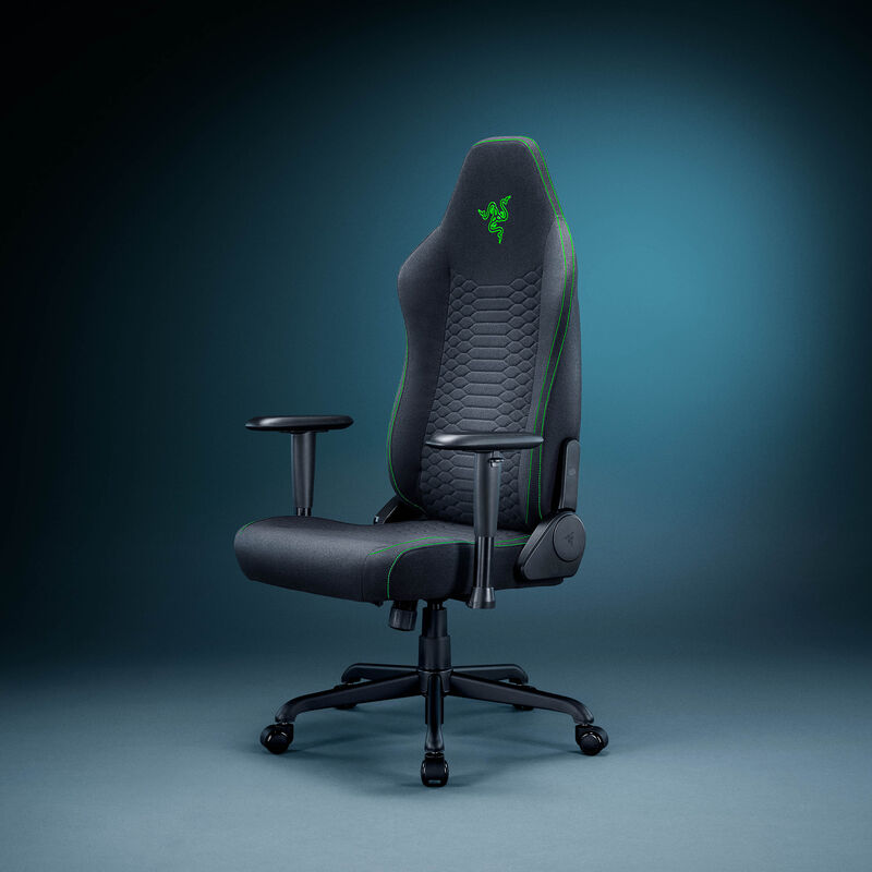 Razer Iskur V2 X gamingstol integrert korsryggstøtte stoff - Razer