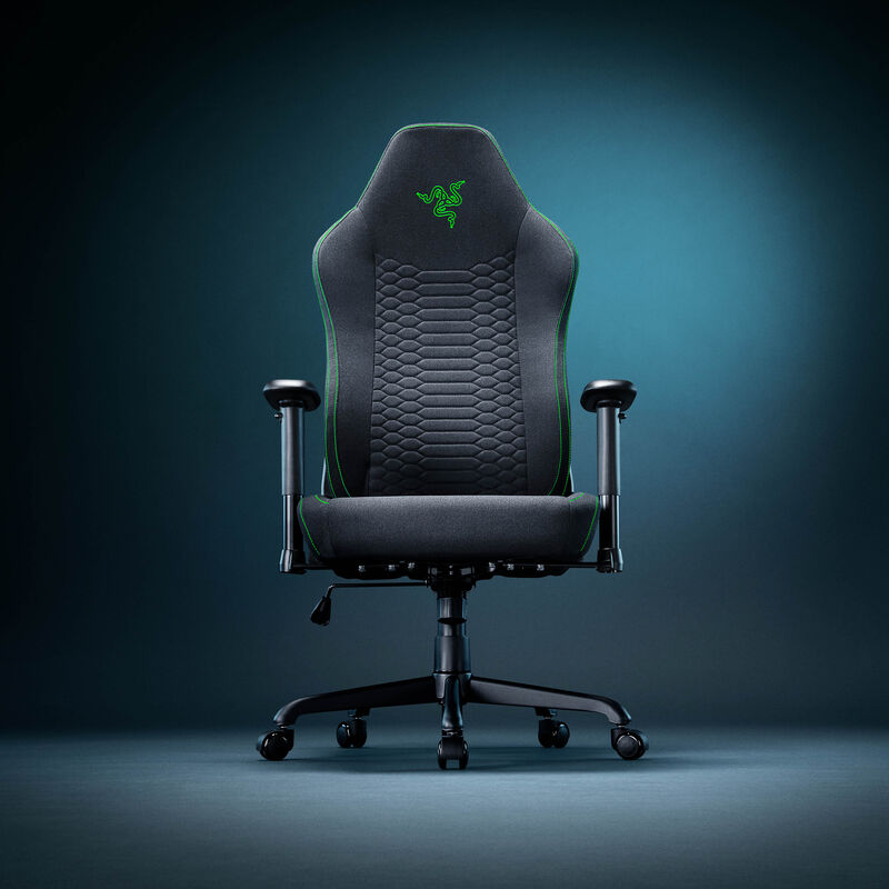 Razer Iskur V2 X gamingstol integrert korsryggstøtte stoff - Razer