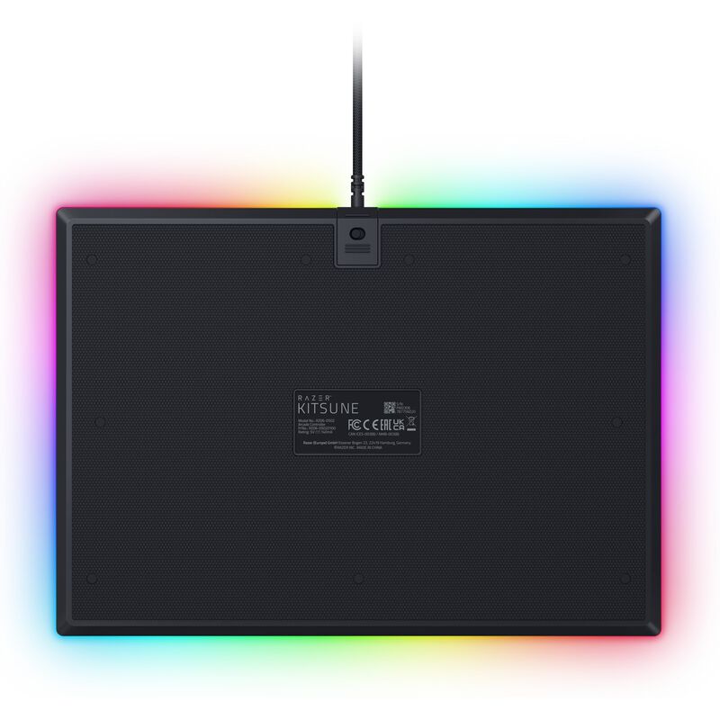 Detalj av taster på Razer Kitsune All-Button arcade kontroller PS5/PC svart