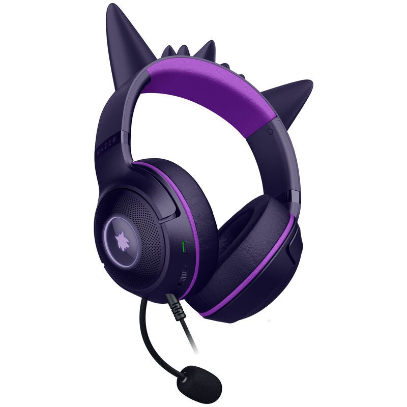 Razer Kraken Kitty V2 gamingheadset USB Chroma RGB Gengar Edition bakside