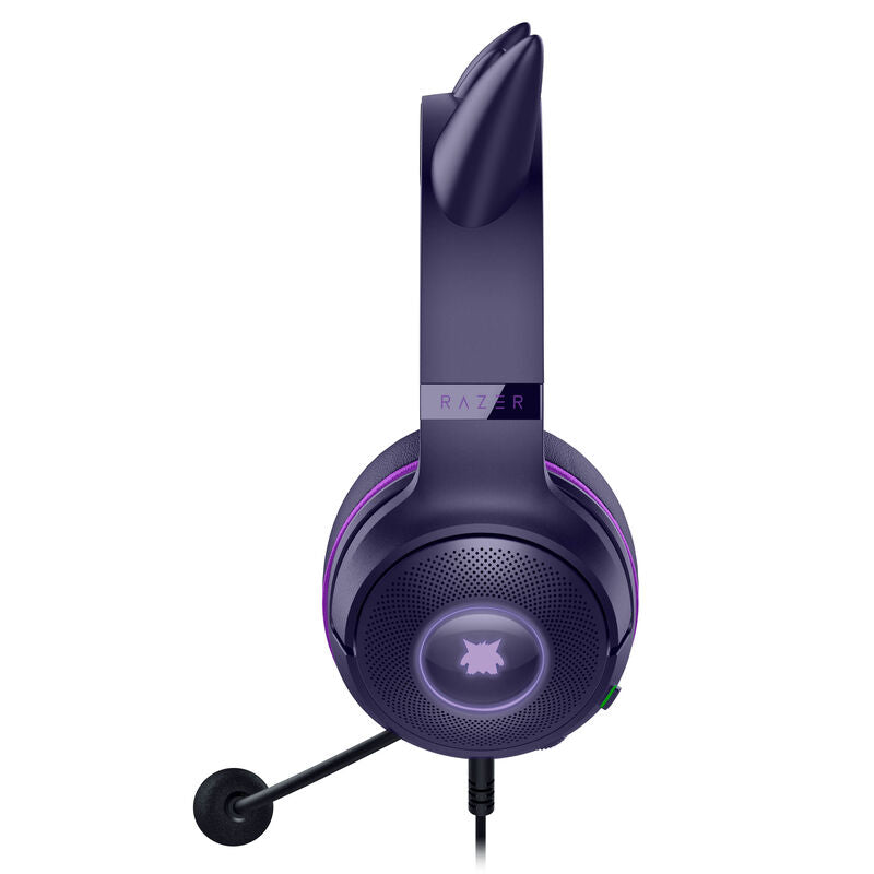 Detaljbilde av Razer Kraken Kitty V2 gamingheadset USB Chroma RGB Gengar Edition