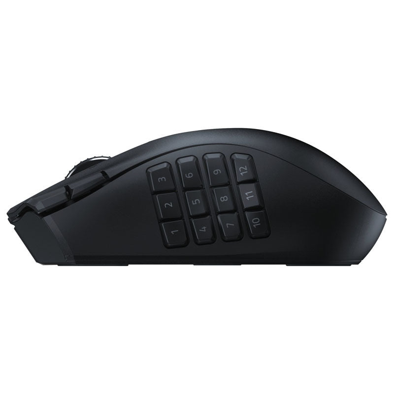 Razer Naga V2 HyperSpeed trådløs gamingmus detalj av taster