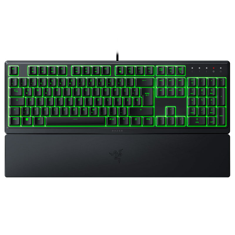 Razer Ornata V3 X gamingtastatur bakside med kabel