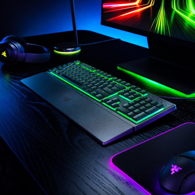 RGB-effekter på Razer Ornata V3 X tastatur
