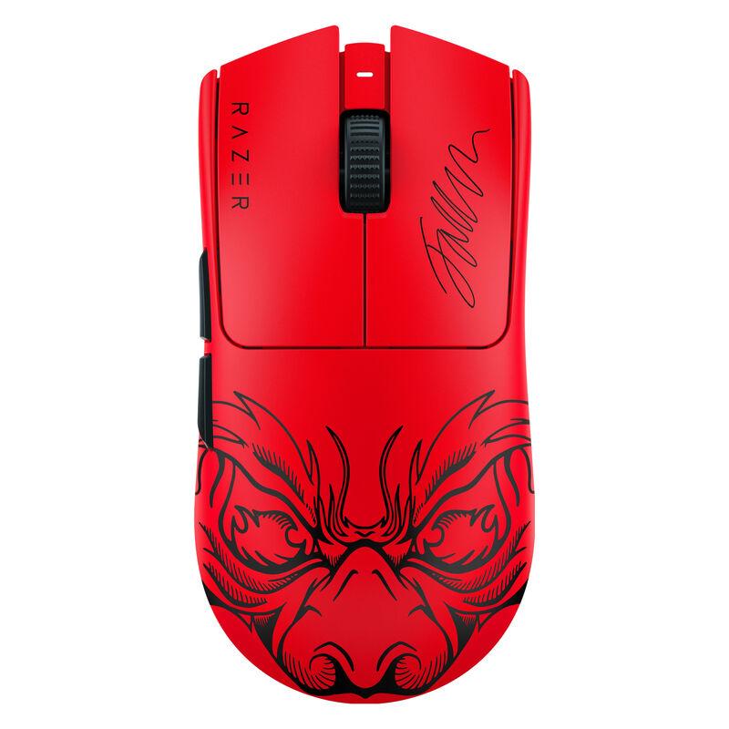 Razer Viper V3 Pro Faker Edition trådløs gamingmus 35K DPI rød bakside