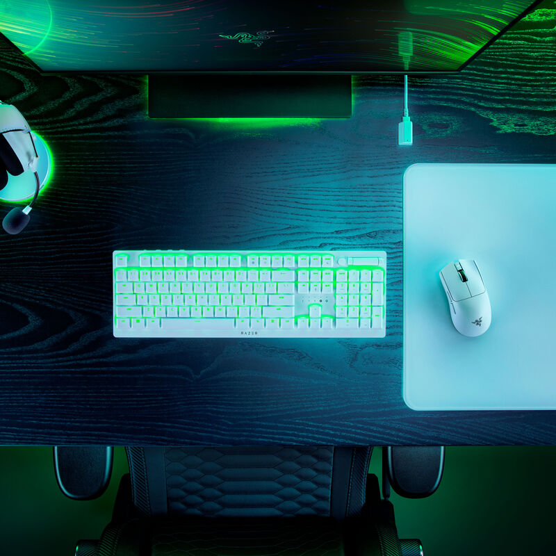 Razer Viper V3 Pro trådløs gamingmus hvit detalj av knapper