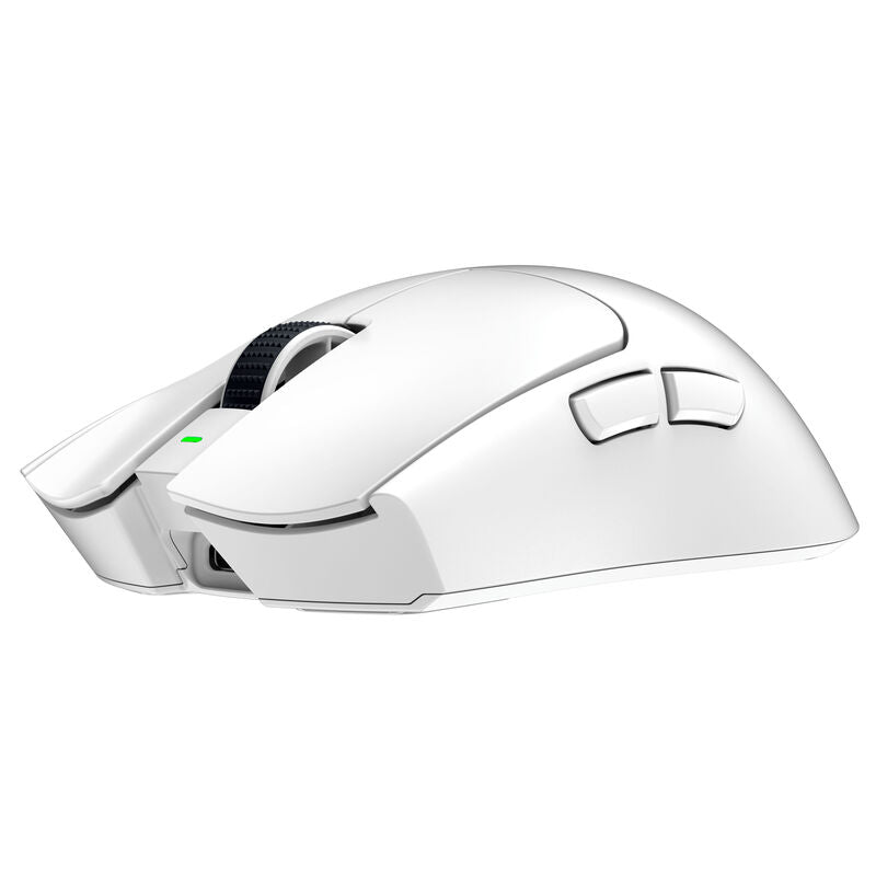 Razer Viper V3 Pro trådløs gamingmus hvit koblet til PC