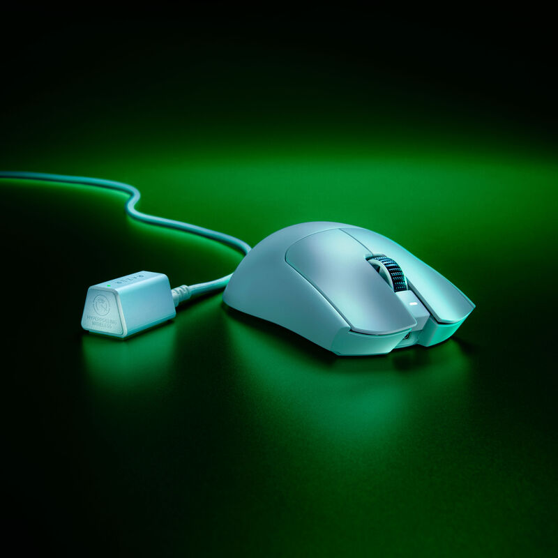 Razer Viper V3 Pro trådløs gamingmus hvit sideprofil