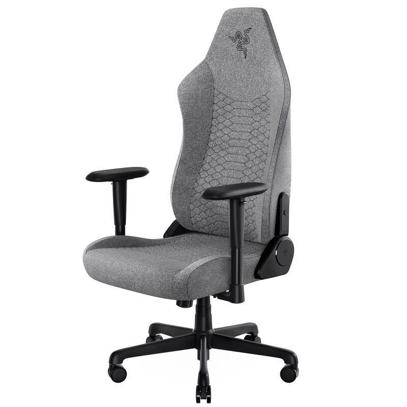 Razer Iskur V2 X gamingstol stoff 2D-armlener svart detalj av armlener