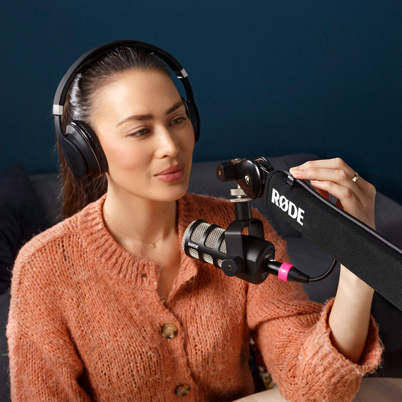 Rode PodMic dynamisk mikrofon XLR niere svart - Rode