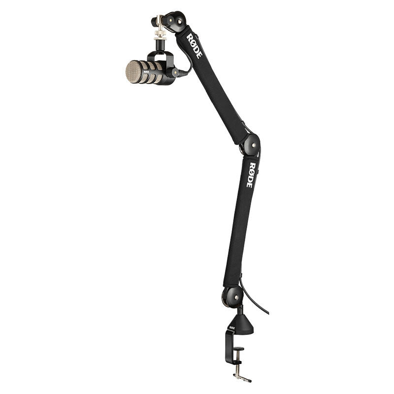 Rode PSA1+ mikrofonarm bordstativ 360° svart forfra