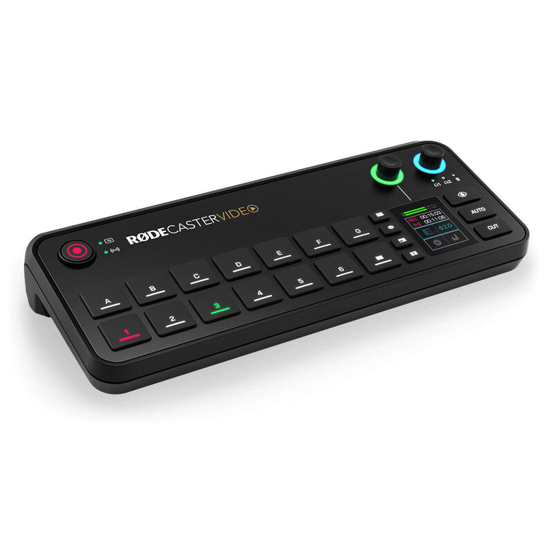 Rode Rodecaster Video audio- og videoproduksjonsstudio svart forfra