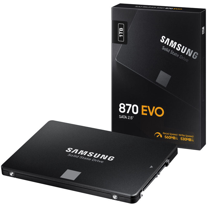 Samsung 870 EVO 2,5" SATA SSD 1 TB 560 MB/s forfra