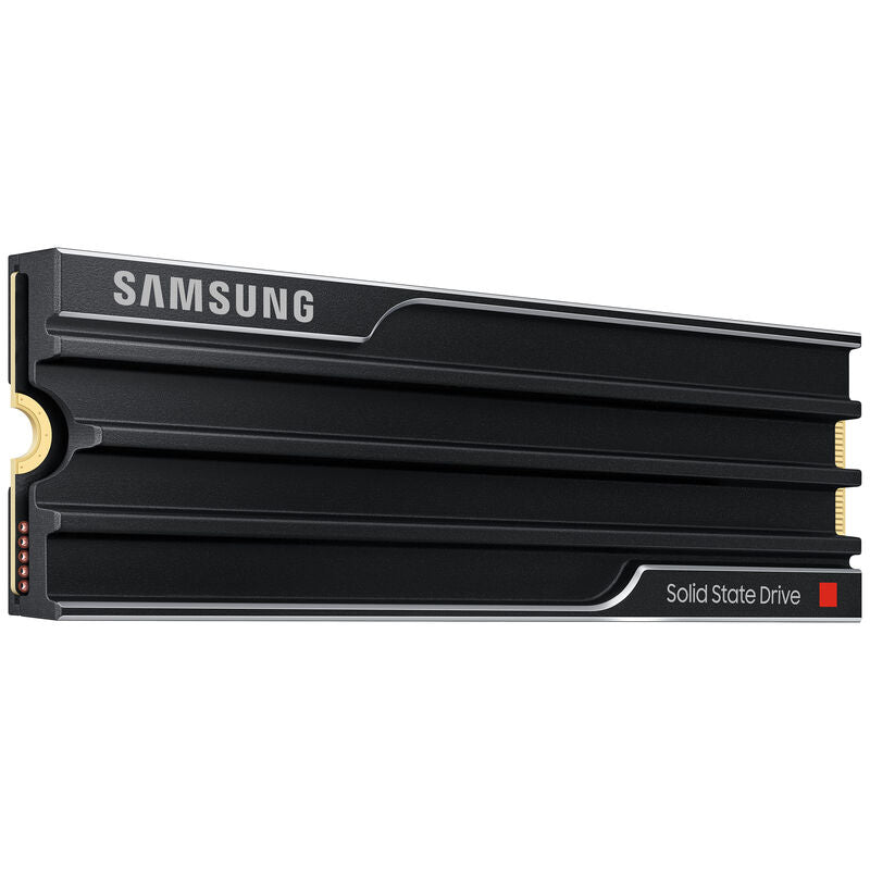 Detaljbilde av Samsung 9100 PRO NVMe SSD 1 TB PCIe 5.0 M.2 med kjøleribbe