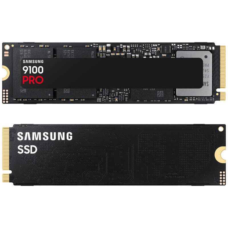 Samsung 9100 PRO NVMe SSD 4 TB PCIe 5.0 M.2 montert i PC