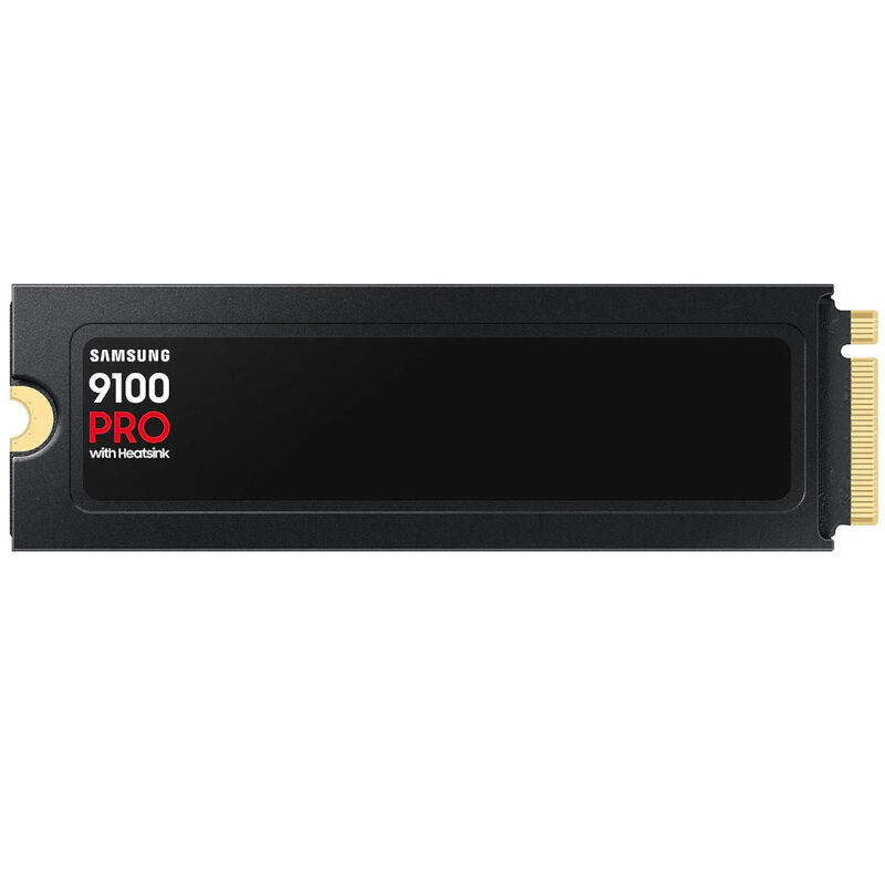 Samsung 9100 PRO NVMe SSD 8 TB PCIe 5.0 M.2 med kjøleribbe bakside