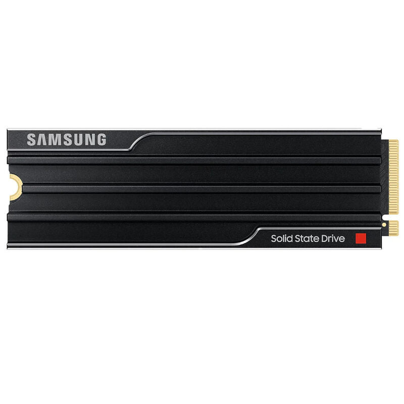 Samsung 9100 PRO NVMe SSD 8 TB PCIe 5.0 M.2 med kjøleribbe forside