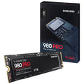 Samsung 980 PRO NVMe SSD 2 TB PCIe 4.0 M.2 forfra