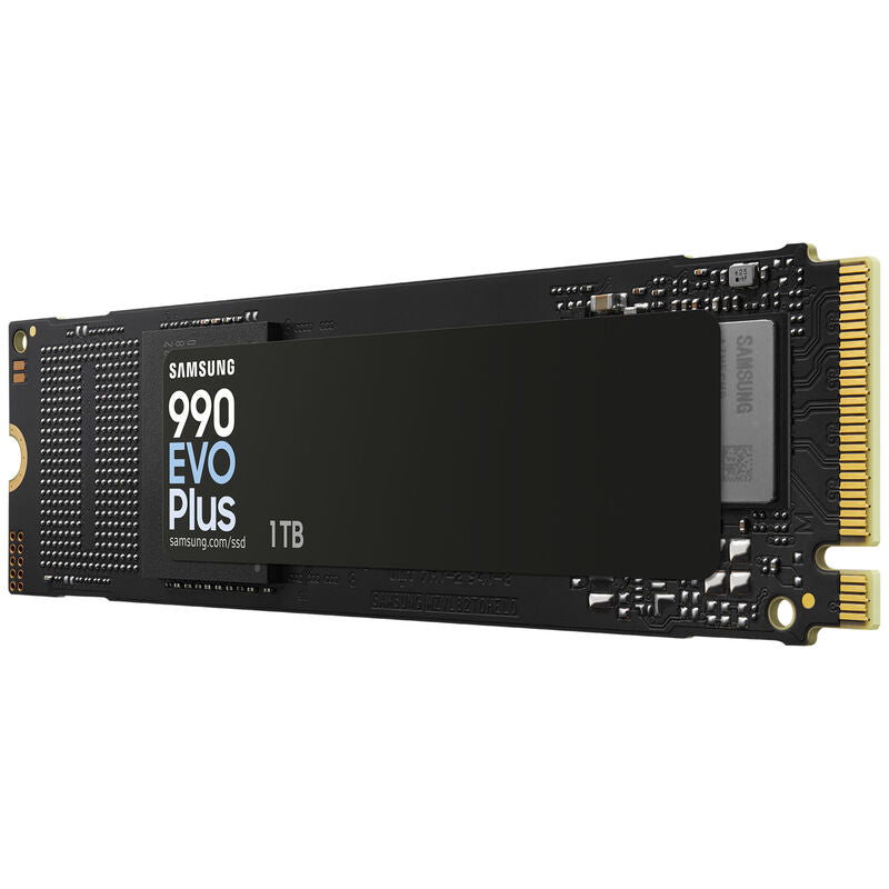 Samsung 990 Evo Plus NVMe SSD 1 TB PCIe nærbilde av kontakt