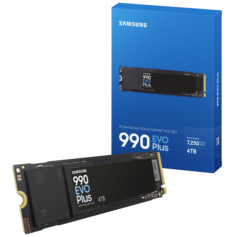 Samsung 990 Evo Plus NVMe SSD 4 TB PCIe forfra