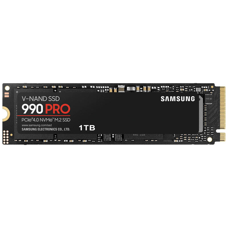 Samsung 990 PRO NVMe SSD 1 TB PCIe 4.0 M.2 2280 montert i PC