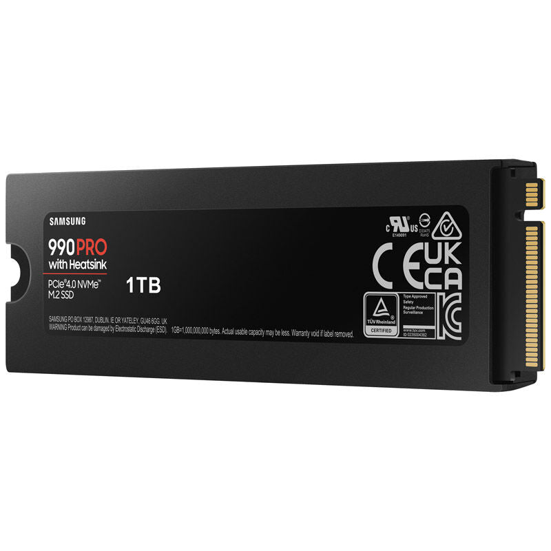 Samsung 990 Pro NVMe SSD 1 TB PCIe 4.0 M.2 med RGB-belysning