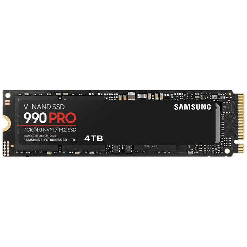 Samsung 990 PRO NVMe SSD 4 TB PCIe 4.0 M.2 montert i PC