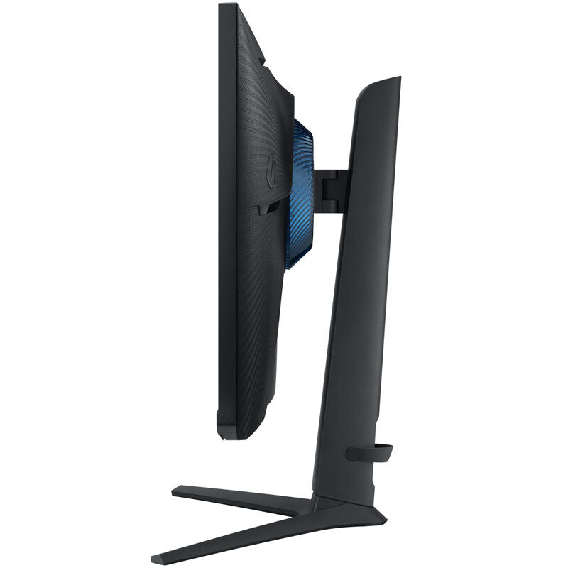 Sideprofil av Samsung Odyssey G4 G40B 27 tommer gamingskjerm
