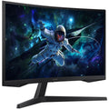 Samsung Odyssey G5 G55C 27 tommer curved gamingskjerm forfra