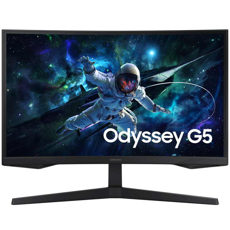 Samsung Odyssey G5 G55C 27 tommer curved gamingskjerm bakside