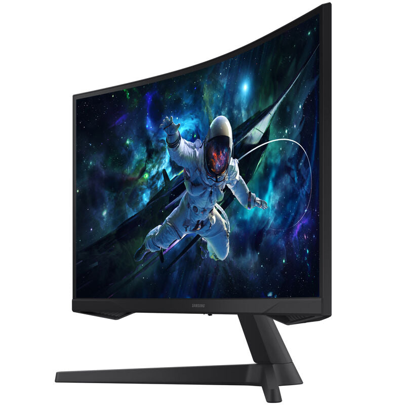 Detaljbilde av Samsung Odyssey G5 G55C 27 tommer curved gamingskjerm