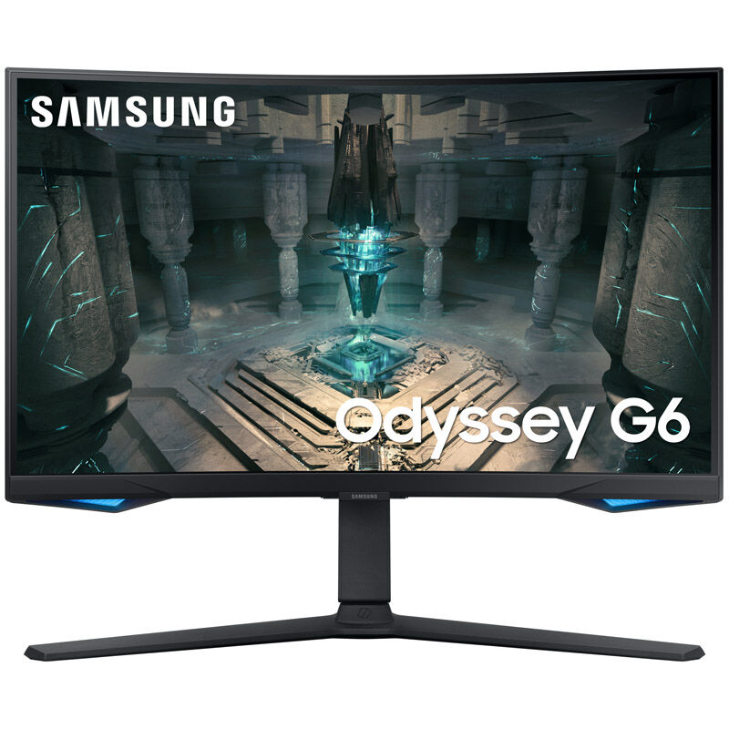 Samsung Odyssey G6 G65B curved gamingskjerm bakside