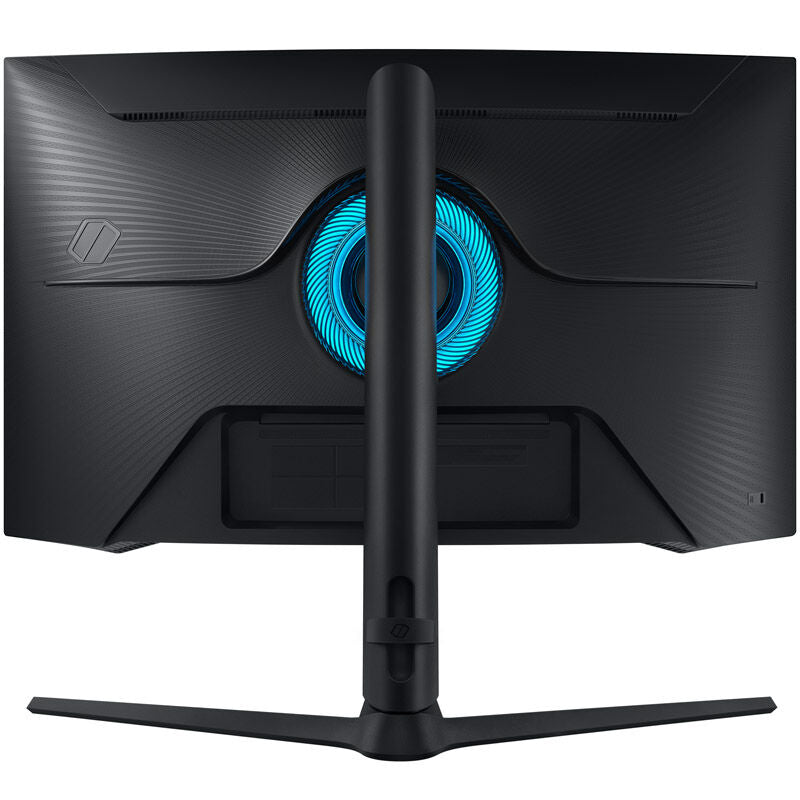 Samsung Odyssey G6 G65B curved gamingskjerm nærbilde av knapp