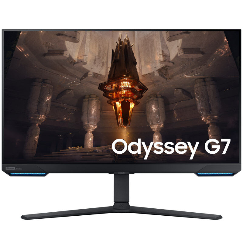 Detalj av Samsung Odyssey G7 G70B 32" 4K gamingskjerm