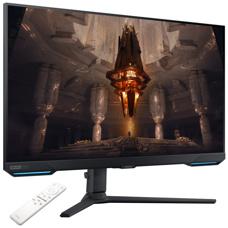 Samsung Odyssey G7 G70B 32" 4K gamingskjerm forfra