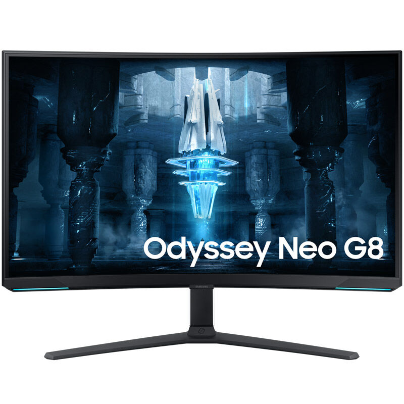 Samsung Odyssey Neo G8 G85NB 32" 4K gamingskjerm detalj av skjermkant